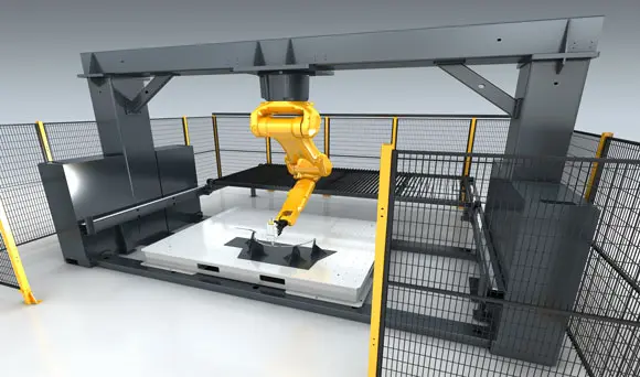 Vàng Laser 3D Robot Laser Cắt Máy