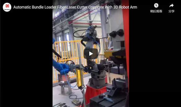 Tự động Bó Nạp Đạn Sợi Cắt Laser Copprate Với 3D Cánh Tay Robot