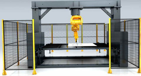 Ứng dụng của 3D Robot Laser Cắt Máy