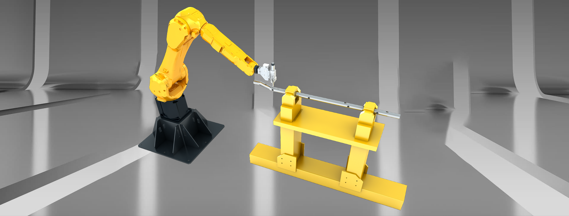 3D Robot Laser Cắt Máy với Loại Chân Đế