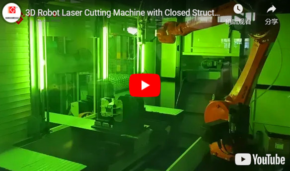 3D Robot Laser Cắt Máy với Cấu Trúc Kín cho Cắt Nhôm
