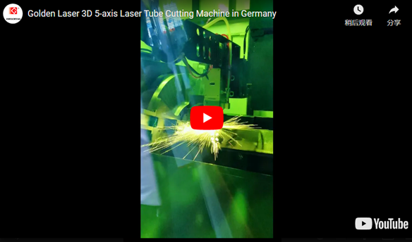Vàng Laser 3D 5 trục Laser Cắt Ống Máy ở Đức