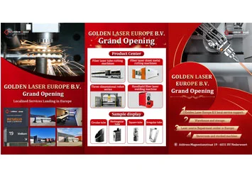 Chào mừng đến với chi nhánh Hà Lan của Golden Laser Europe B.V.